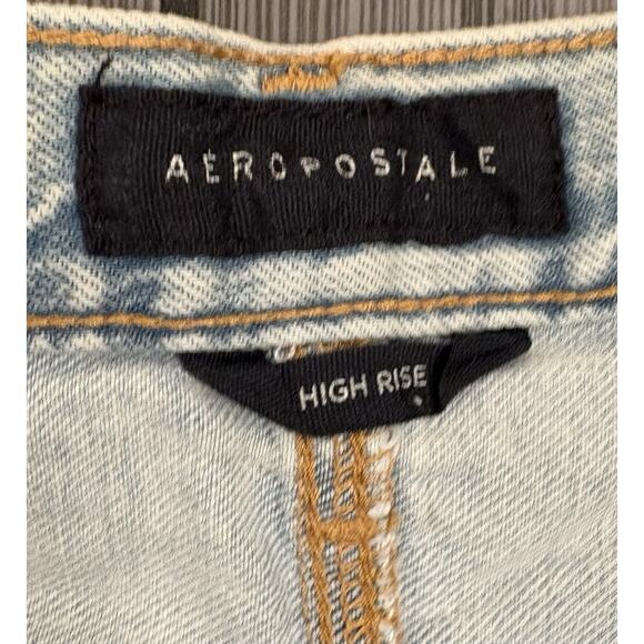 Aeropostale Women’s High Rise Denim Jean Mini Skirt Size 18 Button Front - Picture 4 of 6